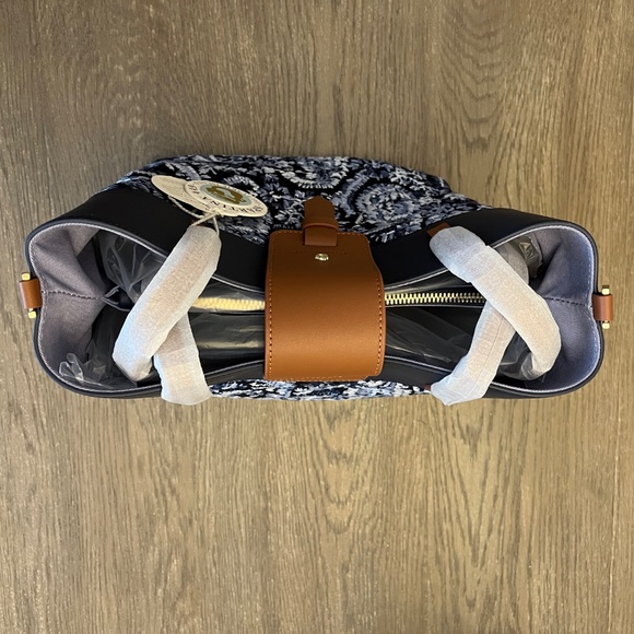 Spartina 449 Olivia Tote Marsh Boardwalk Tote NWT NEW Leather and Embroidered - Picture 8 of 11